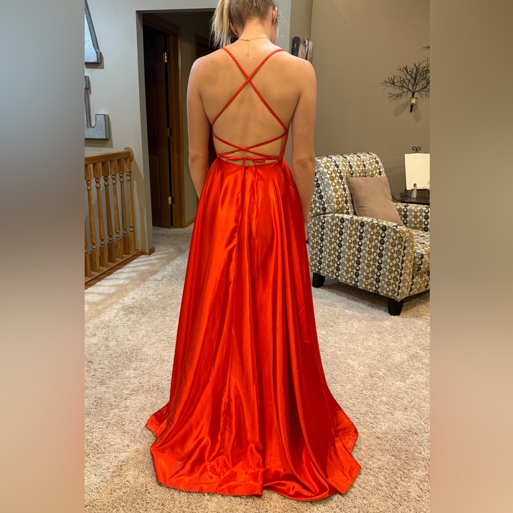 Red prom dress